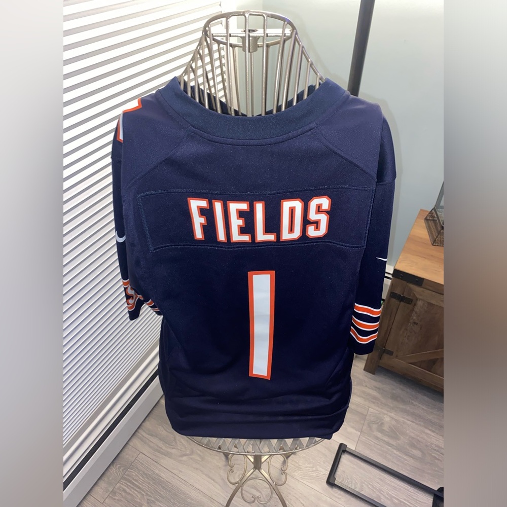 NFL Navy and Orange Men's Jersey